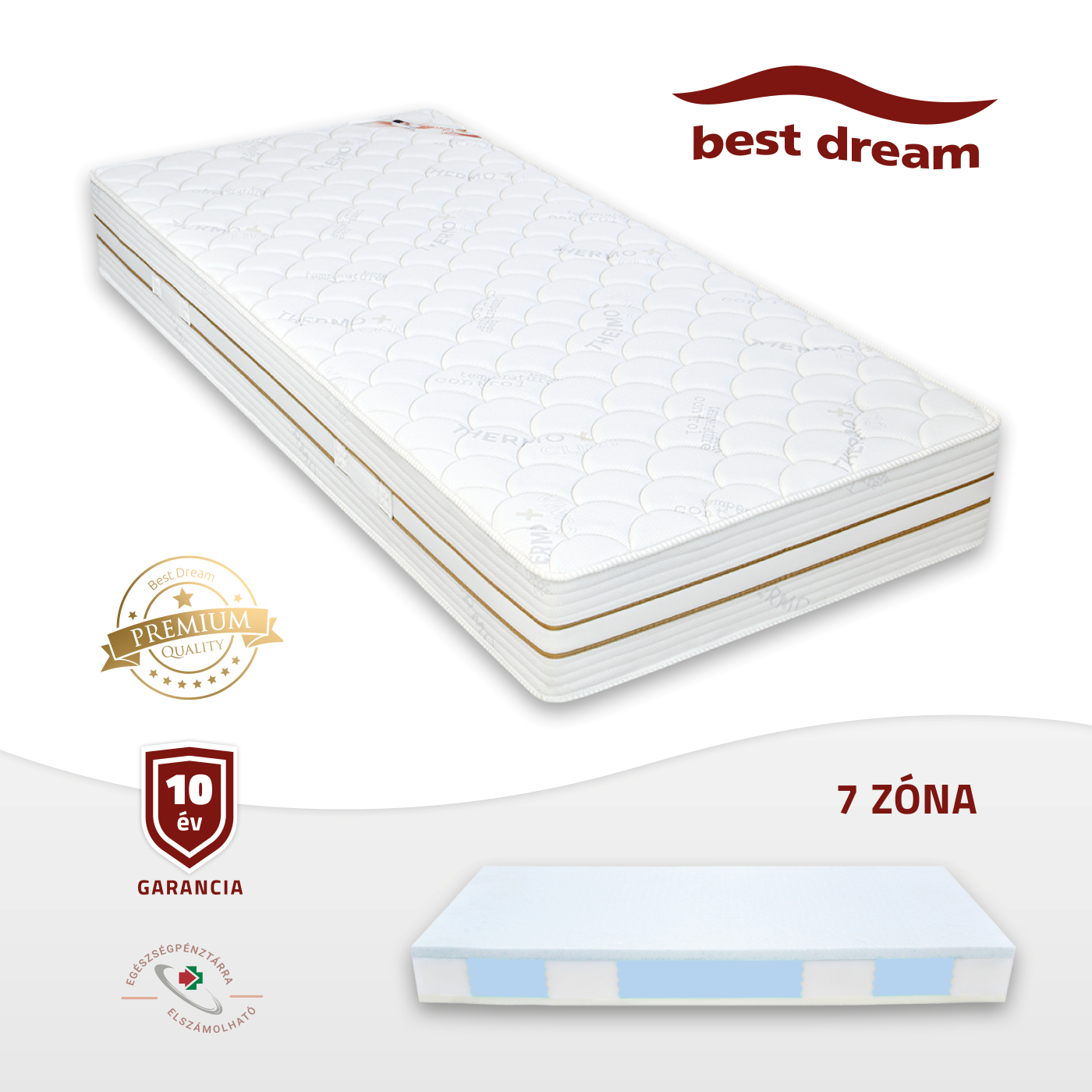 THERMOCLIMA 7 Zone matrac