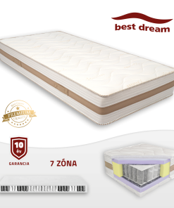 Best Dream PS 7 Zone 26 HD kemény táskarugós matrac