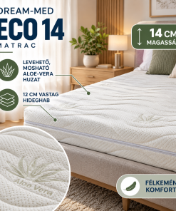 Alternative view of Dream-Med Eco 14cm vastag Aloe-Vera huzatos hideghab matrac