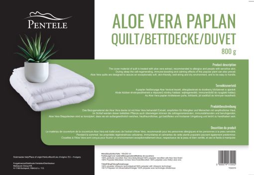 Pentele AloeVera 4 évszak  paplan, 95 fokon főzhető, 140x200 cm - Image 2