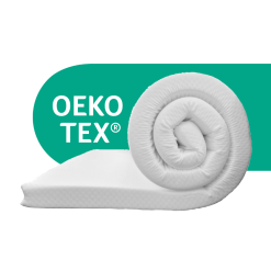 Dream-Med Silver Natural 5 cm-es hideghab fedőmatrac feltekerve