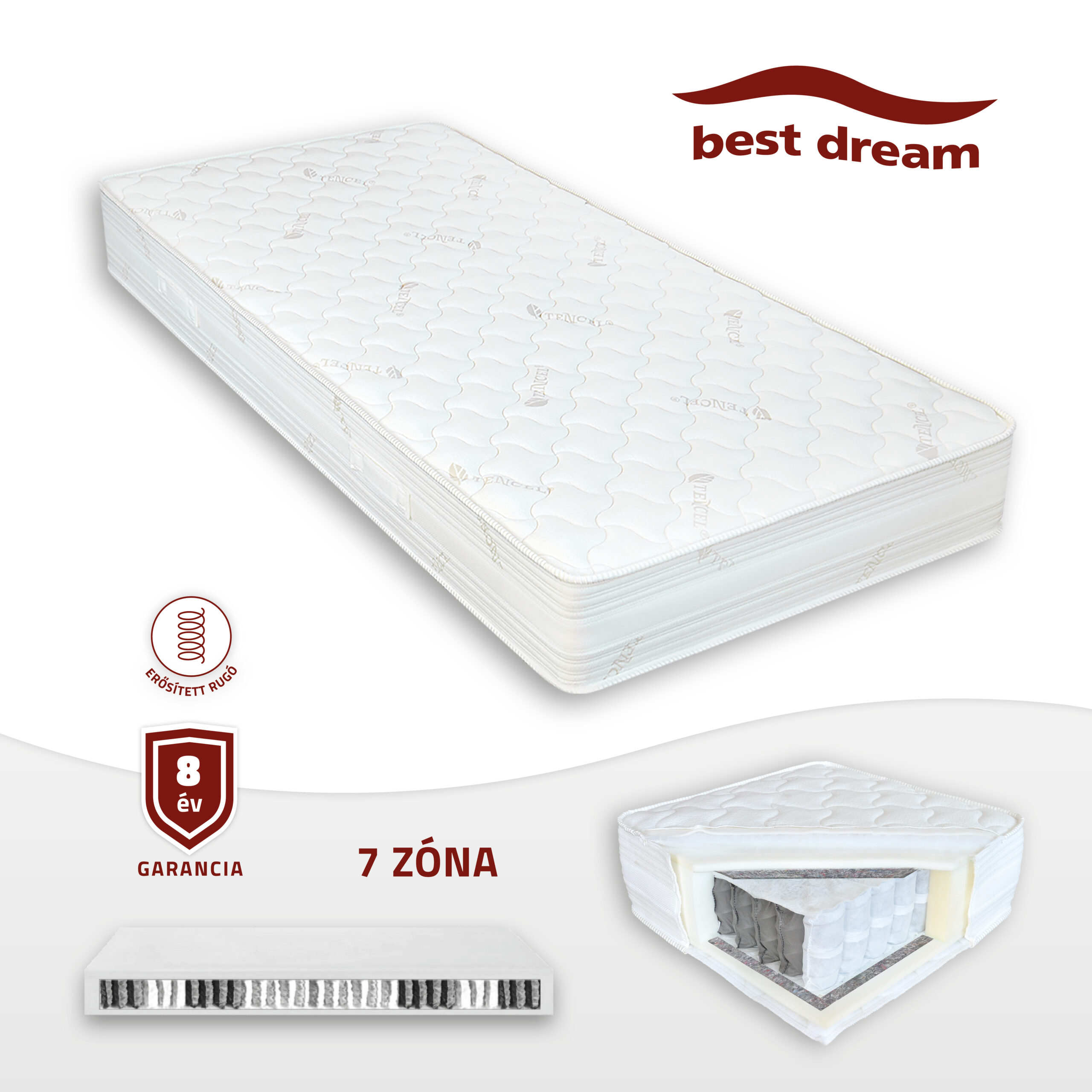 Best Dream POCKET SPRING HARD matrac